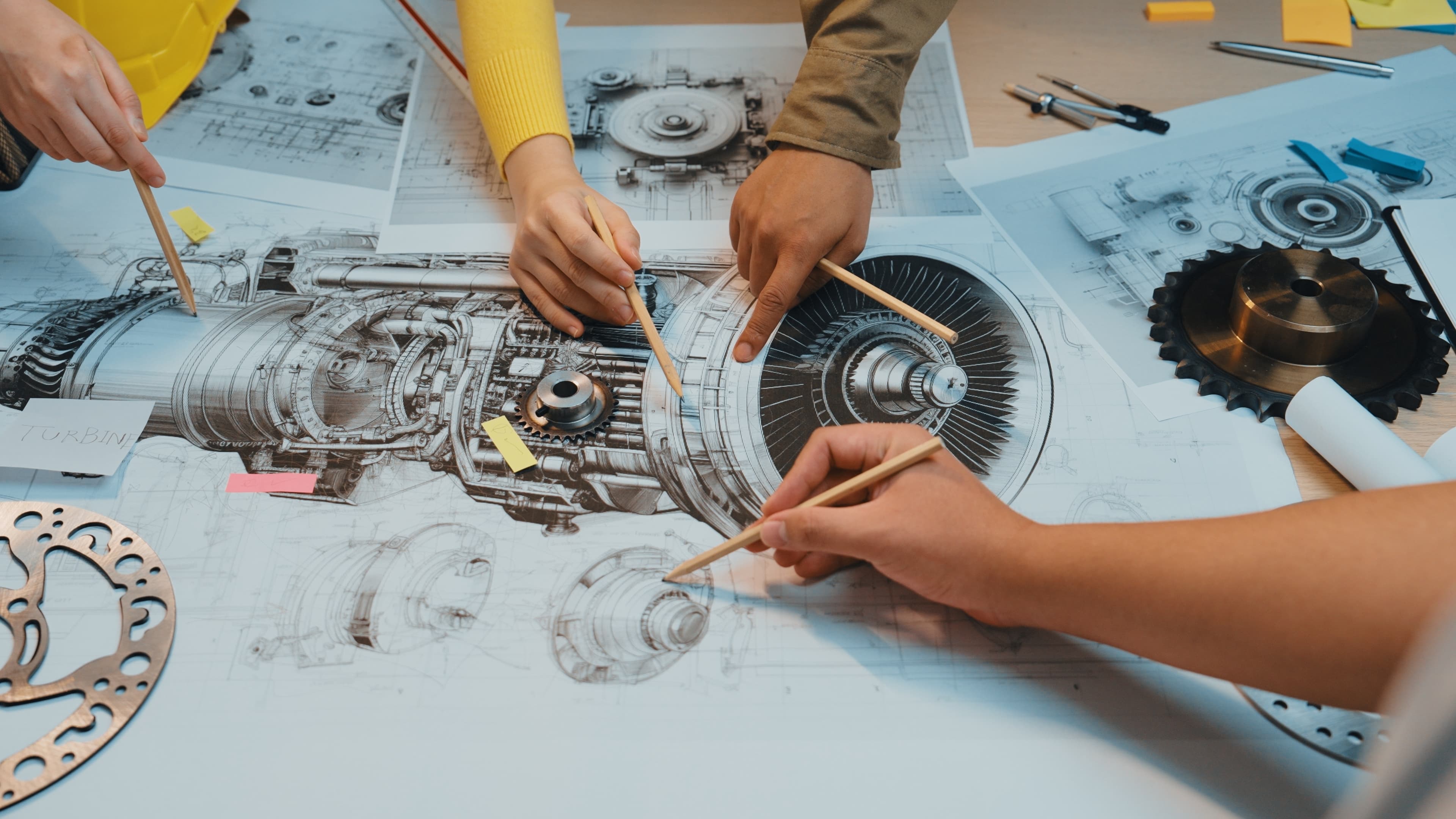Precision engineering tools representing Sheffield PR company campaigns