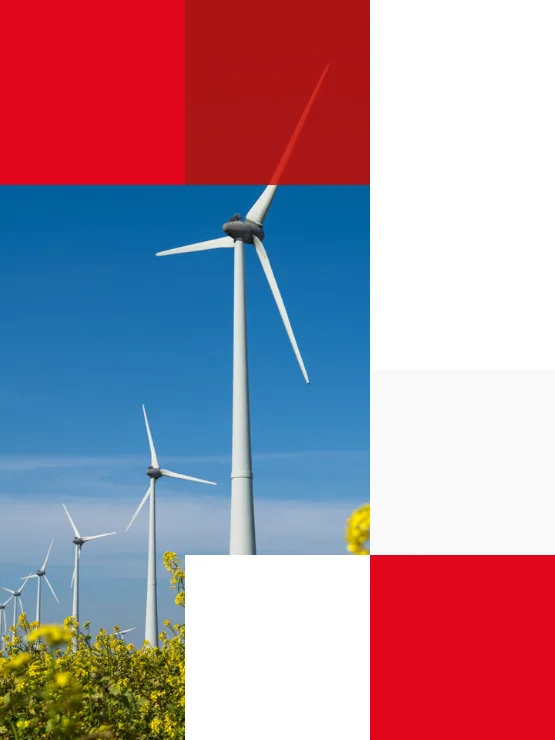 Wind turbines, one example of possible clean energy sources